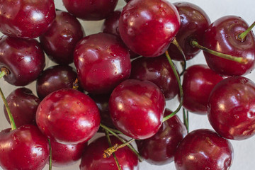 Ripe red cherry