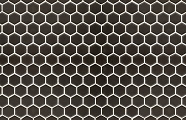 Hexagonal ceramic floor tiles (background for graphic design)