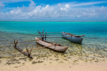 Traditional Outrigger Canoes