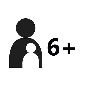 age on white background board games 6+