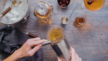 Manhattan cocktail