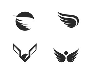 Falcon Wing Logo Template