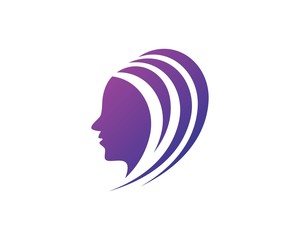 women face silhouette character illustration