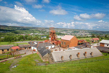 Abandon coal mine in Wales, UK