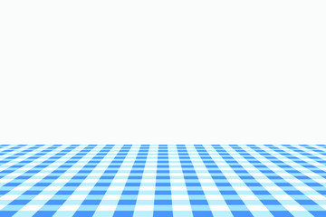 Dodgerblue Gingham pattern. Texture from rhombus/squares for - plaid, tablecloths, clothes, shirts, dresses, paper, bedding, blankets, quilts and other textile products. Vector illustration.