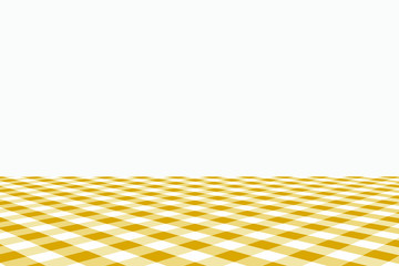 Goldenrod Gingham pattern. Texture from rhombus/squares for - plaid, tablecloths, clothes, shirts, dresses, paper, bedding, blankets, quilts and other textile products. Vector illustration.