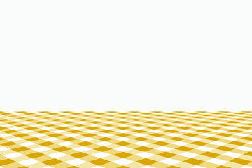 Goldenrod Gingham pattern. Texture from rhombus/squares for - plaid, tablecloths, clothes, shirts, dresses, paper, bedding, blankets, quilts and other textile products. Vector illustration.