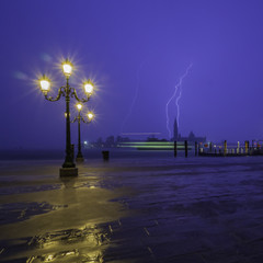 Lightning over Venice