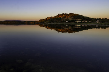 Peyriac de Mer, tranquil, early morning