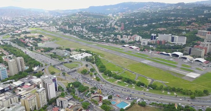 Nice airport La Carlota in Caracas, Venezuela