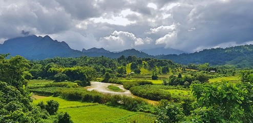 Obraz premium Northern Laos Country