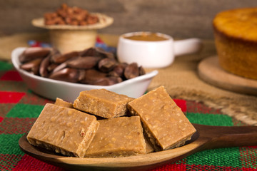 Table of brazilian festa junina