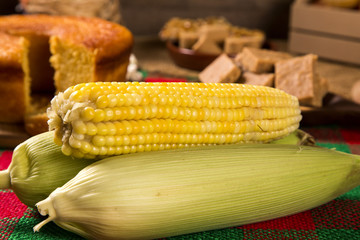 Table of brazilian festa junina