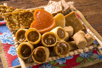 Table of brazilian festa junina
