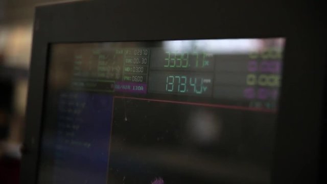 The laser cutting machine controller by CNC program