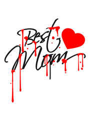 herz graffiti spray tropfen text best mom anhänger ausweis mom nummer text sticker aufkleber button liebe mama beste welt muttertag geburtstag geschenk kinder familie stolz tochter sohn