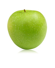 Green apple isolated on a white background