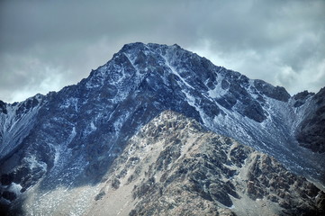 Fototapeta na wymiar Over the Southern Alps