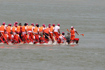 China's only double copepod boat race