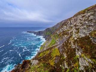 The amazing Fogher Cliffs at the Irish west coast