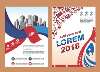 cover, layout, brochure, poster for sport event
