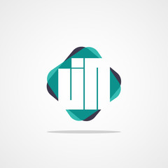 Initial Letter JN Logo Template Design