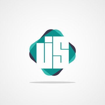 Initial Letter JS Logo Template Design