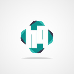 Initial Letter HQ Logo Template Design