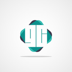 Initial Letter GC Logo Template Design