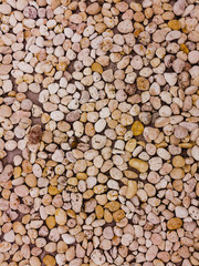 Crushed granite and pebble gravel texture