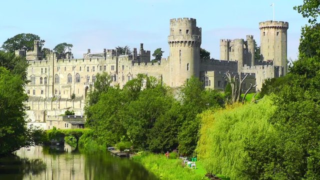 Built by William the Conqueror in 1068, Warwick Castle is a medieval castle in Warwick, the county town of Warwickshire, England. It sits on a bend on the River Avon.