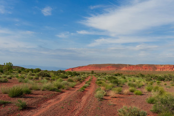 the valley of the red mountains