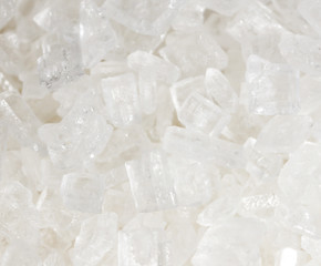 White granulated sugar as a background