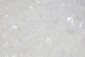 White granulated sugar as a background