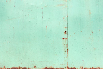 Vintage blue rusty metal texture background - obrazy, fototapety, plakaty