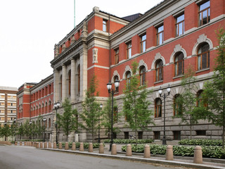 Building of Supreme Court of Norway in Oslo. Norway