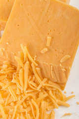 irish red cheddar grated cheese with reduced fat