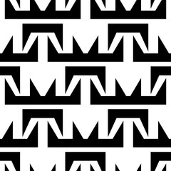 Seamless geometric abstract pattern