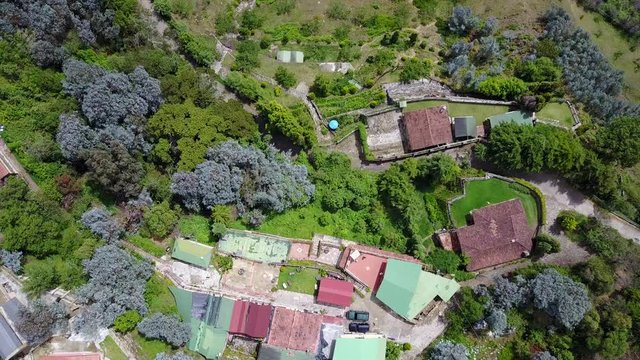 Aerial view of Galipan village