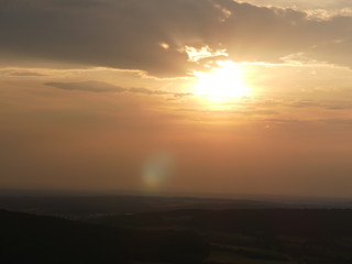 himmel sonne sonnnenuntergang wolken abendrot
