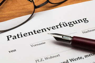 Fototapeta premium Vorsorgevollmacht, Vertretung und Geschäftsunfähigkeit