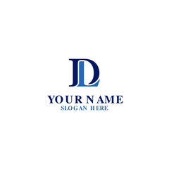 DL letter logo design