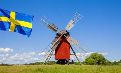 Windmühle in Schweden