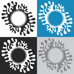 Abstract form of splash.