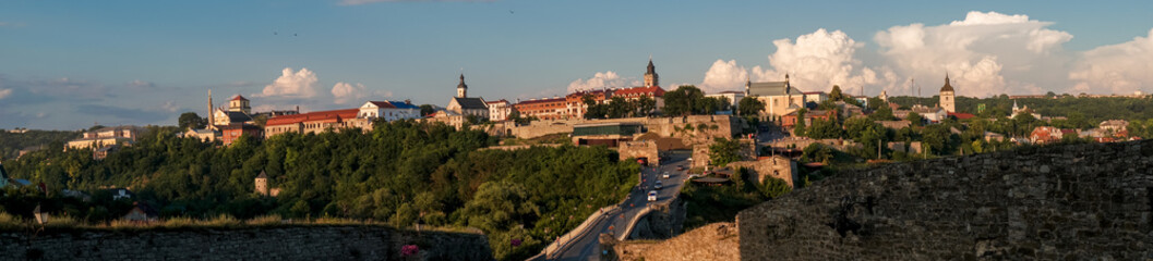 Fototapeta na wymiar view beautiful view Kamenec Podolsky