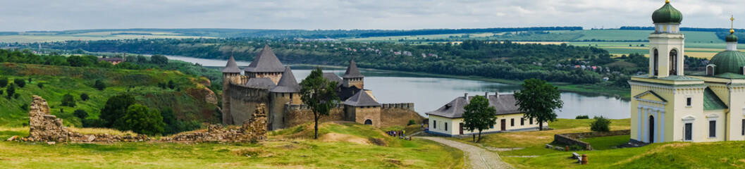 Fototapeta na wymiar panorama beautiful view of the ancient fortress