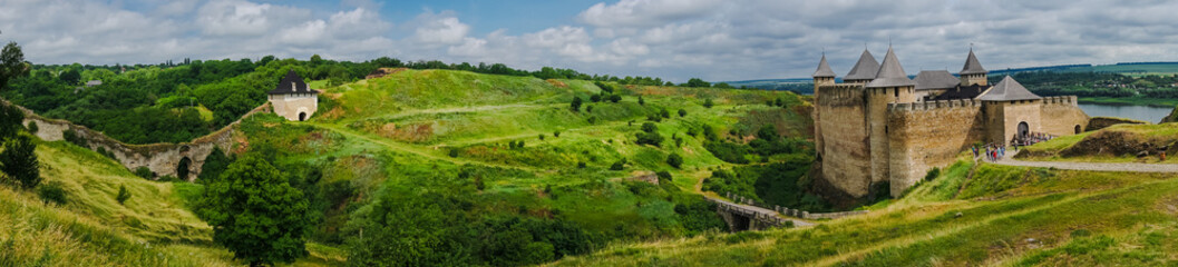 Obraz premium panorama beautiful view of the ancient fortress