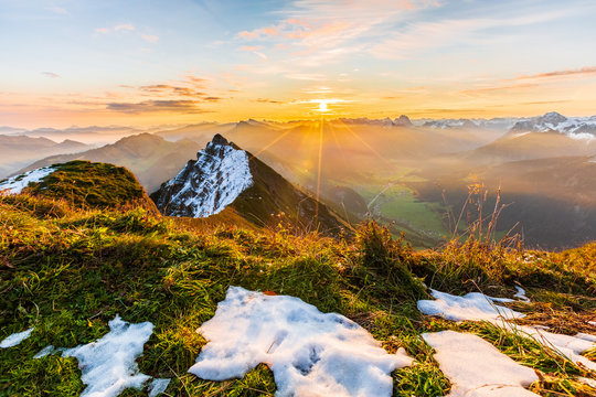 Sonnenaufgang auf der Kanisfluh