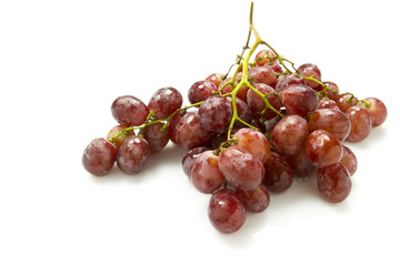 pink grapes
