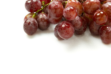 pink grapes